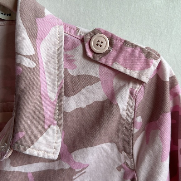 Madeline & Monroe pink, cream, and tan camo jacket, size S - Picture 6 of 8